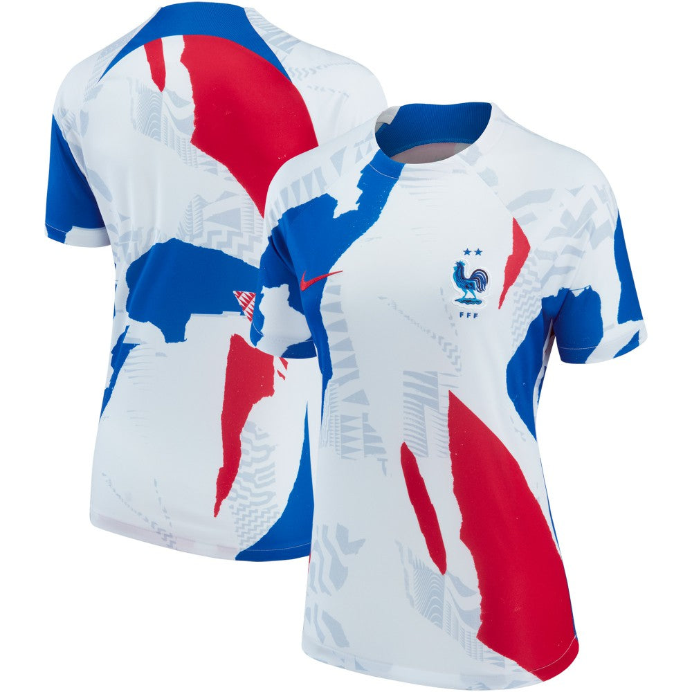 France National Team Women's 2022 Pre-Match Top White - Nike cheap