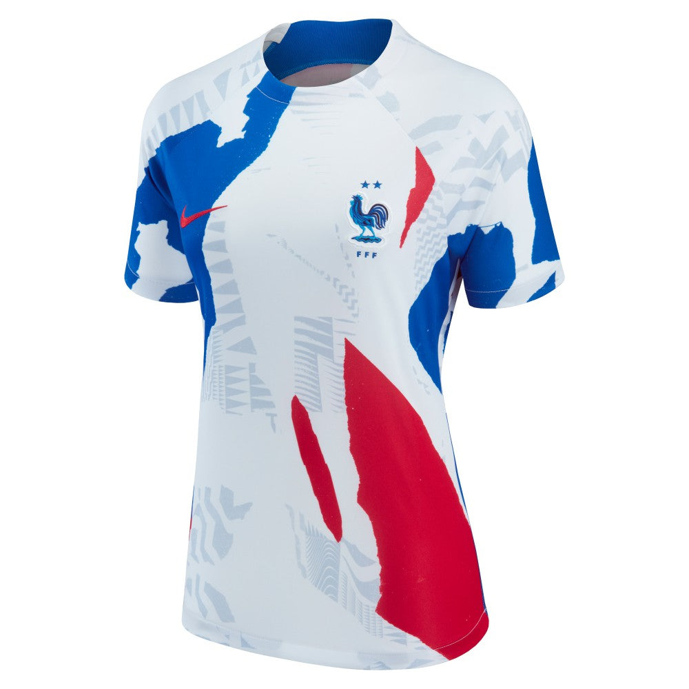 France National Team Women's 2022 Pre-Match Top White - Nike cheap