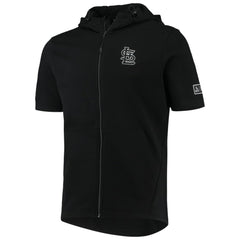 St. Louis Cardinals Levelwear Recruit Short Sleeve Full-Zip Hoodie Jacket - Black Jackets