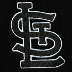 St. Louis Cardinals Levelwear Recruit Short Sleeve Full-Zip Hoodie Jacket - Black Jackets