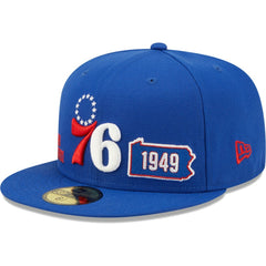Philadelphia 76ers Fall 22 Identity 59FIFTY Fitted Hat Royal - New Era