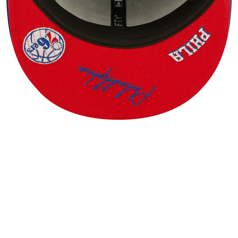 Philadelphia 76ers Fall 22 Identity 59FIFTY Fitted Hat Royal - New Era
