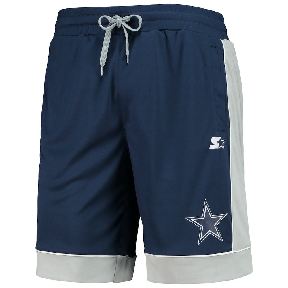 Dallas Cowboys G-III Sports by Carl Banks Fan Favorite Fashion Shorts -Navy/Gray