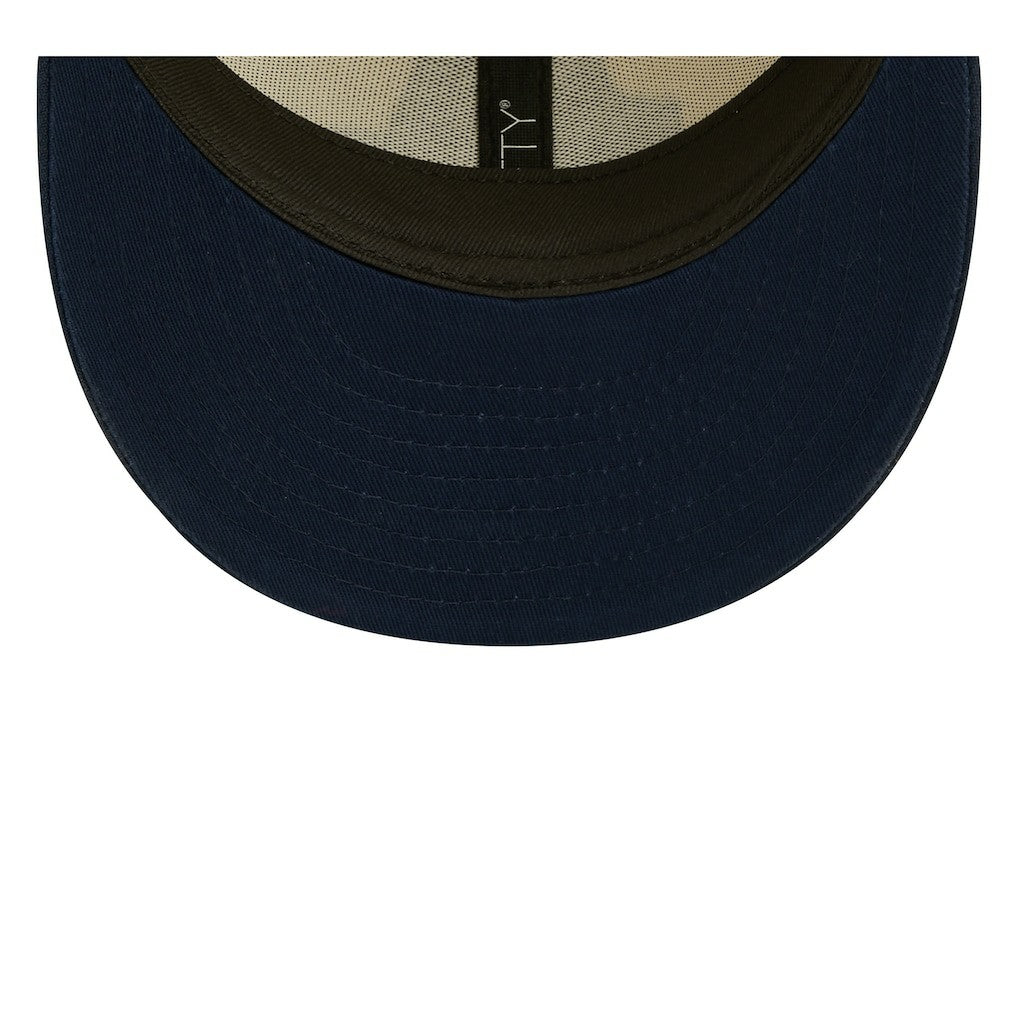 Dallas Cowboys New Era 2022 Sideline Low Profile 59FIFTY Fitted Hat - Cream/Navy Hats