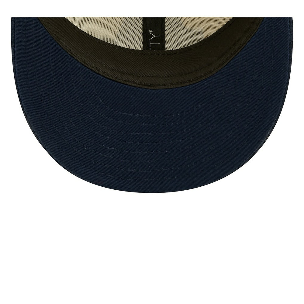 Dallas Cowboys New Era 2022 Sideline Low Profile 59FIFTY Fitted Hat - Cream/Navy Hats