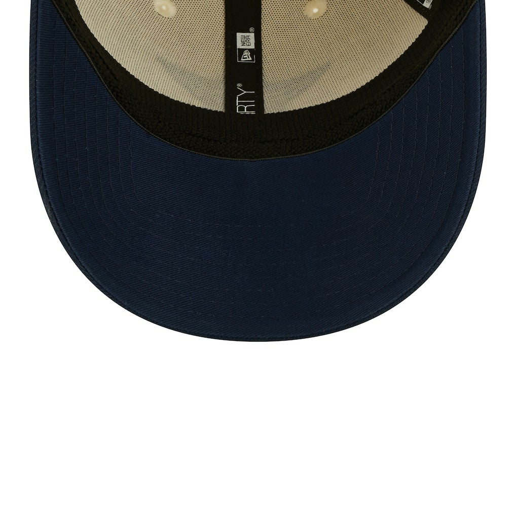 Dallas Cowboys New Era 2022 Sideline 39THIRTY 2-Tone Flex Hat - Cream/Navy Hats