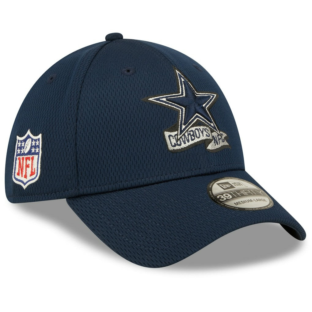 Dallas Cowboys New Era 2022 Sideline 39THIRTY Coaches Flex Hat - Navy Hats