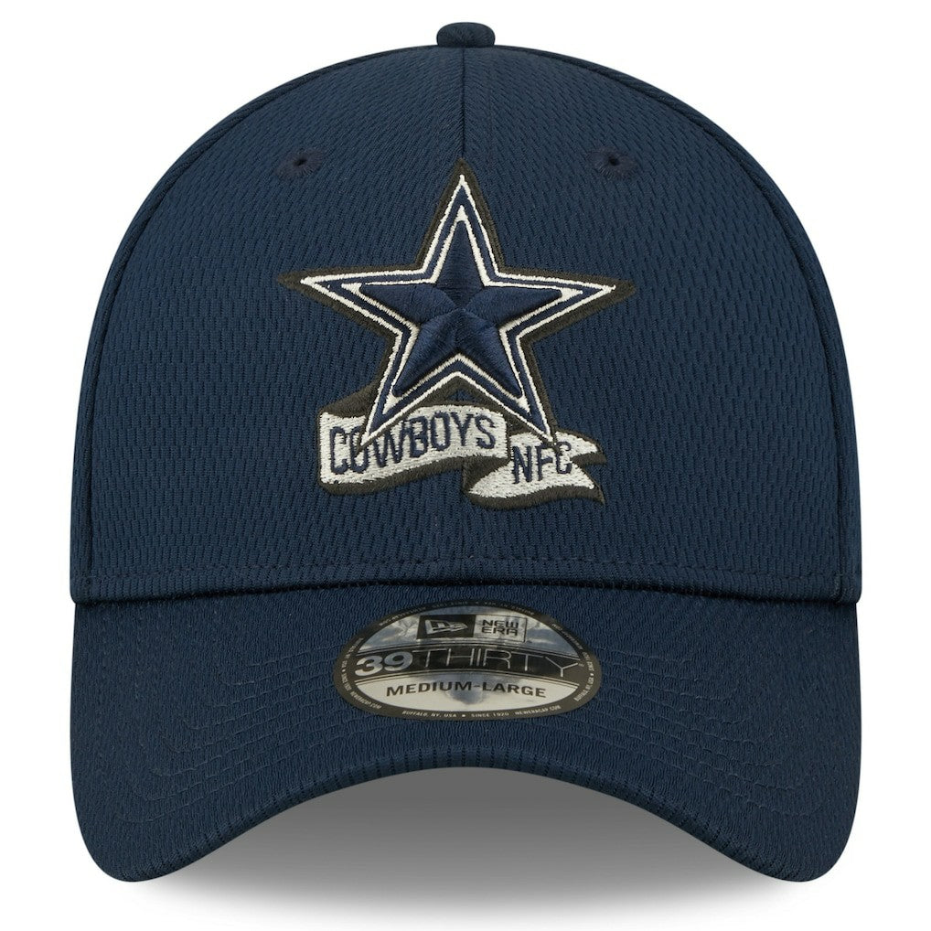 Dallas Cowboys New Era 2022 Sideline 39THIRTY Coaches Flex Hat - Navy Hats