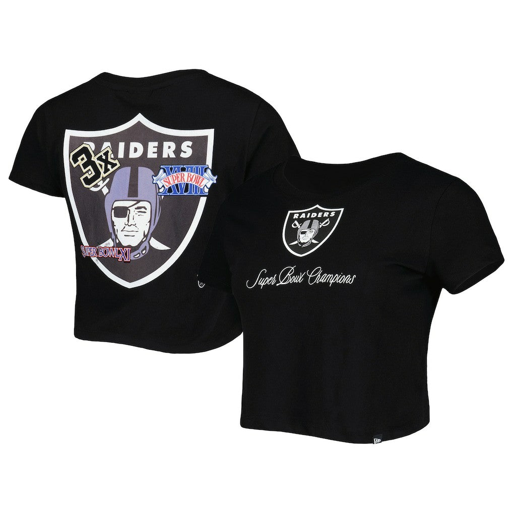 Las Vegas Raiders New Era Women's Historic Champs T-Shirt - Black T-shirts
