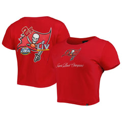 Tampa Bay Buccaneers New Era Women's Historic Champs T-Shirt - Red T-shirts