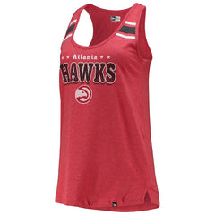 Atlanta Hawks Women's Scoop-Neck Racerback Tank Top Red - New Era