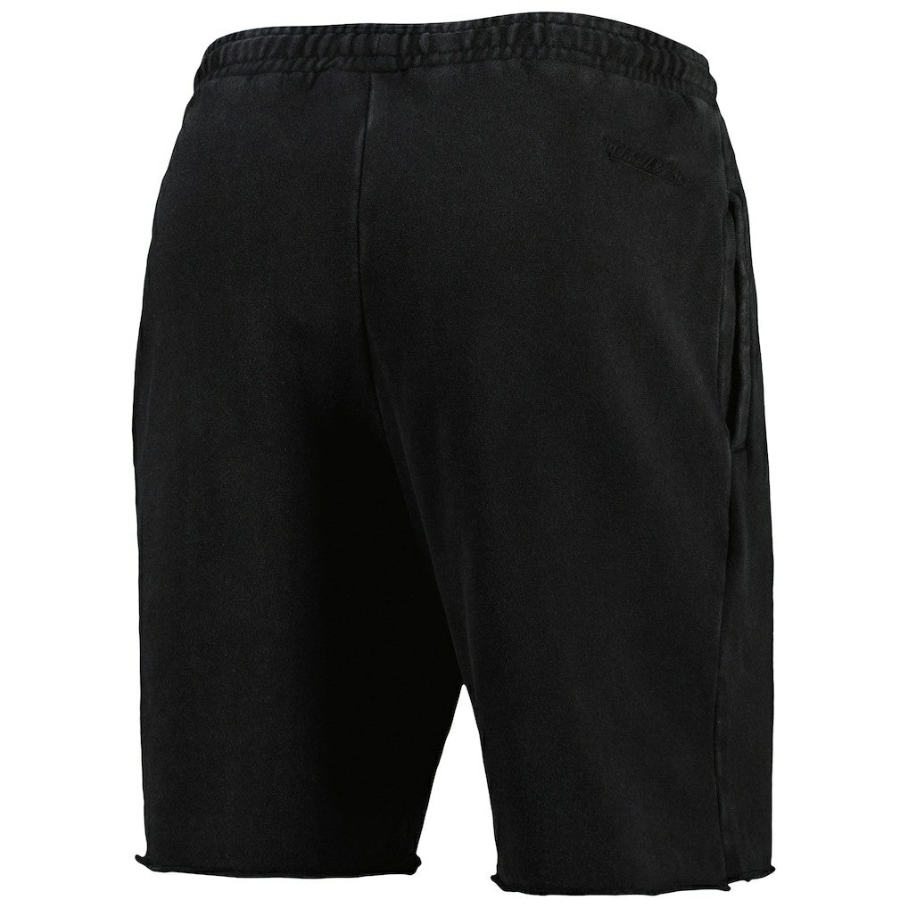 Chicago Bulls French Terry Tonal Fleece Shorts Black - Mitchell & Ness