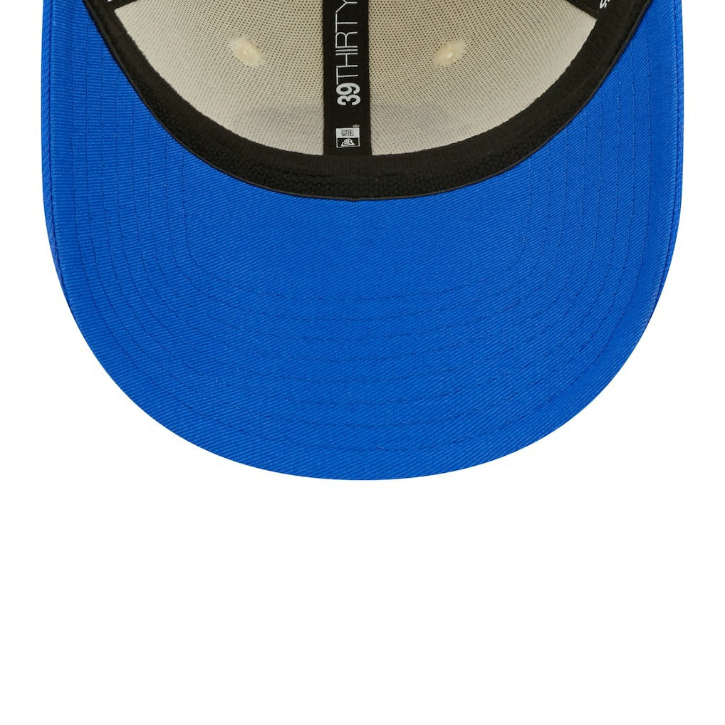 Los Angeles Rams New Era 2022 Sideline 39THIRTY 2-Tone Flex Hat - Cream/Royal Hats