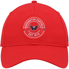 Washington Capitals adidas Team Circle Slouch Adjustable Hat - Red | US 4687102