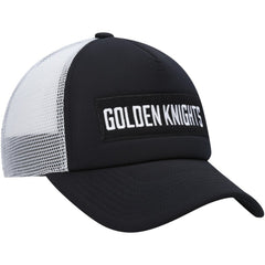 Vegas Golden Knights adidas Team Plate Trucker Snapback Hat - Black/White | US 4687145