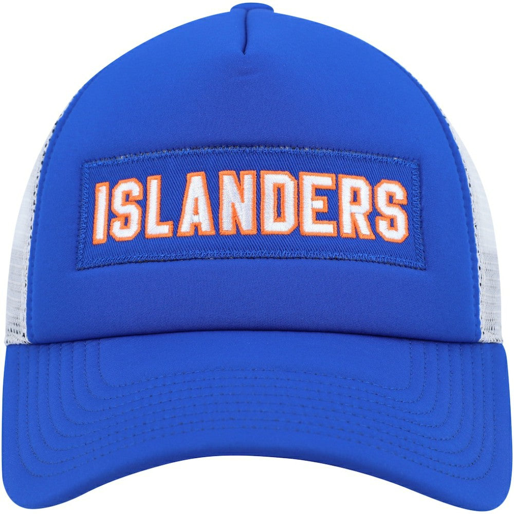 New York Islanders adidas Team Plate Trucker Snapback Hat - Royal/White | US 4687150