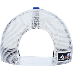 New York Islanders adidas Team Plate Trucker Snapback Hat - Royal/White | US 4687150