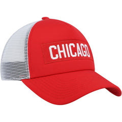 Chicago Blackhawks adidas Team Plate Trucker Snapback Hat - Red/White | US 4687158