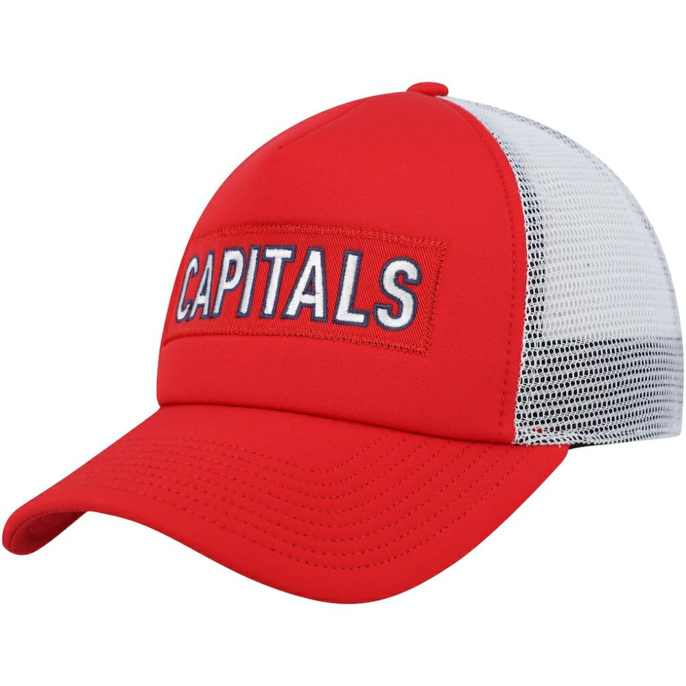 Washington Capitals adidas Team Plate Trucker Snapback Hat - Red/White | US 4687167
