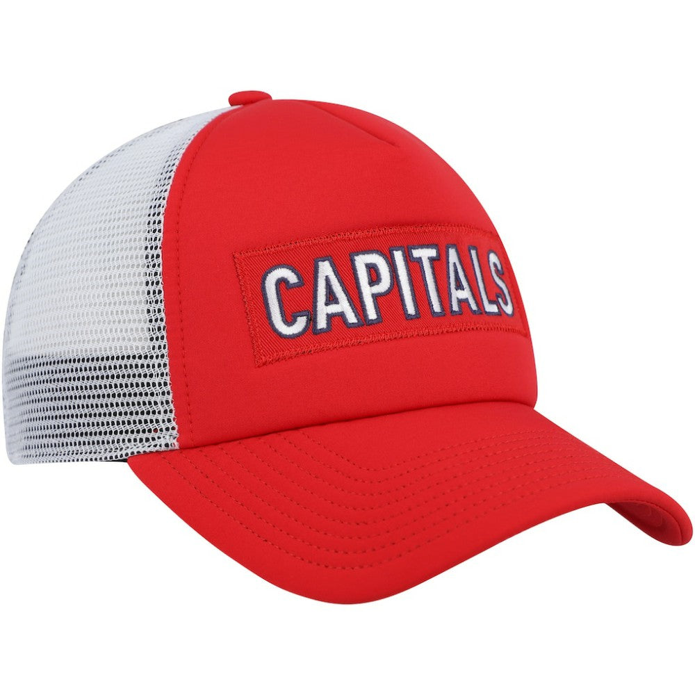 Washington Capitals adidas Team Plate Trucker Snapback Hat - Red/White | US 4687167
