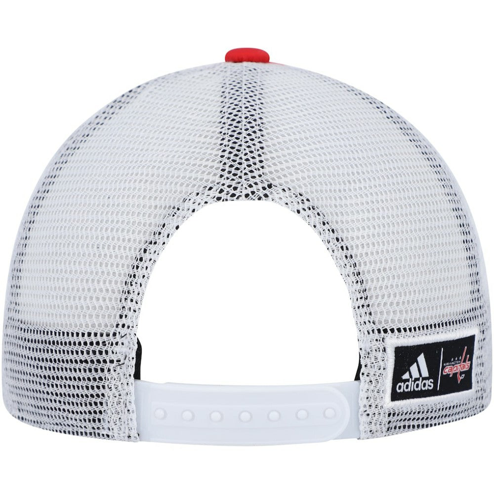 Washington Capitals adidas Team Plate Trucker Snapback Hat - Red/White | US 4687167