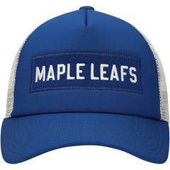 Toronto Maple Leafs adidas Team Plate Trucker Snapback Hat - Blue/White | US 4687172