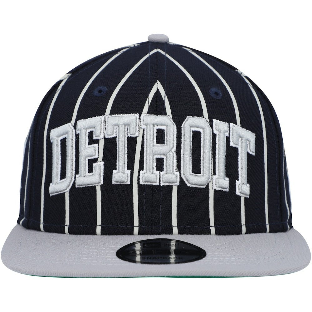 Detroit Tigers New Era City Arch 9FIFTY Snapback Hat - Navy/Gray Hats