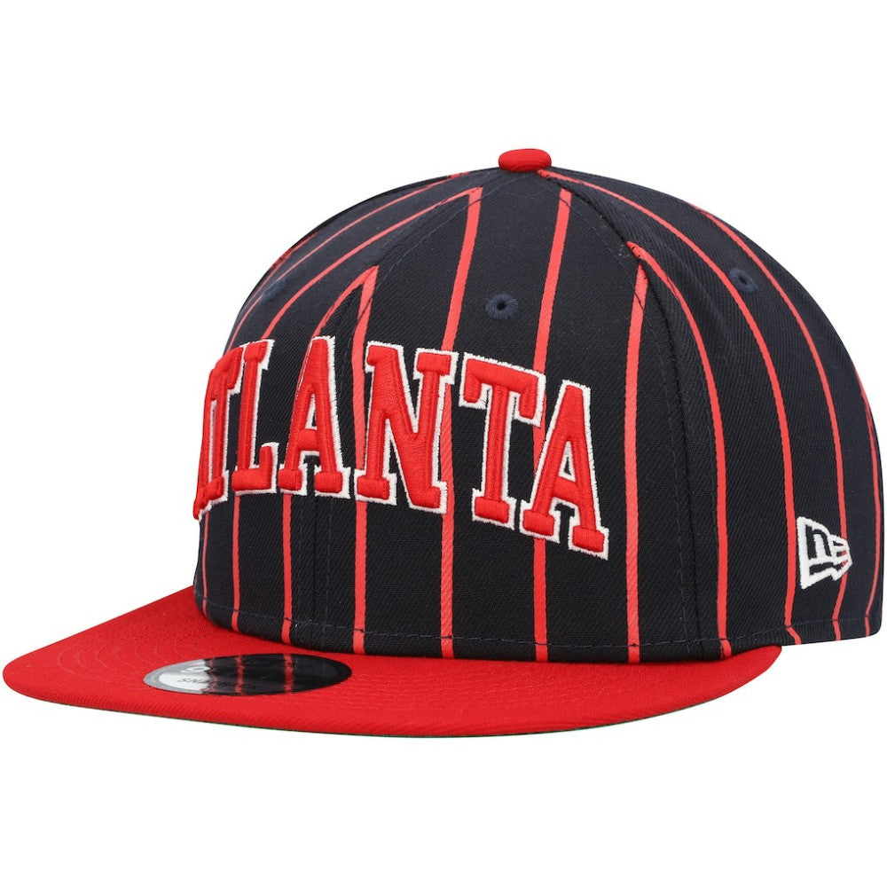Atlanta Braves New Era City Arch 9FIFTY Snapback Hat - Navy/Red Hats