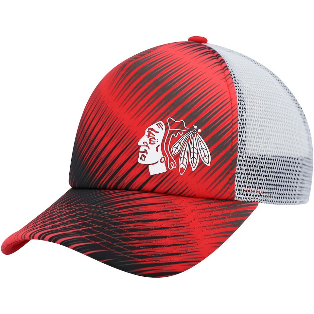Chicago Blackhawks adidas Women's Graphic Foam Trucker Snapback Hat - Red/White | US 4688372