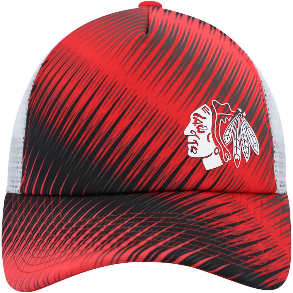 Chicago Blackhawks adidas Women's Graphic Foam Trucker Snapback Hat - Red/White | US 4688372