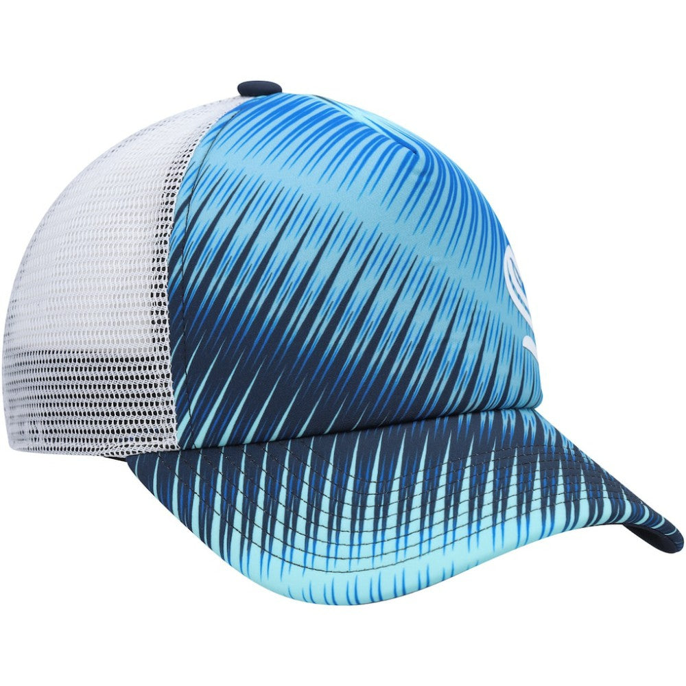 Seattle Kraken adidas Women's Graphic Foam Trucker Snapback Hat - Light Blue/White | US 4688389