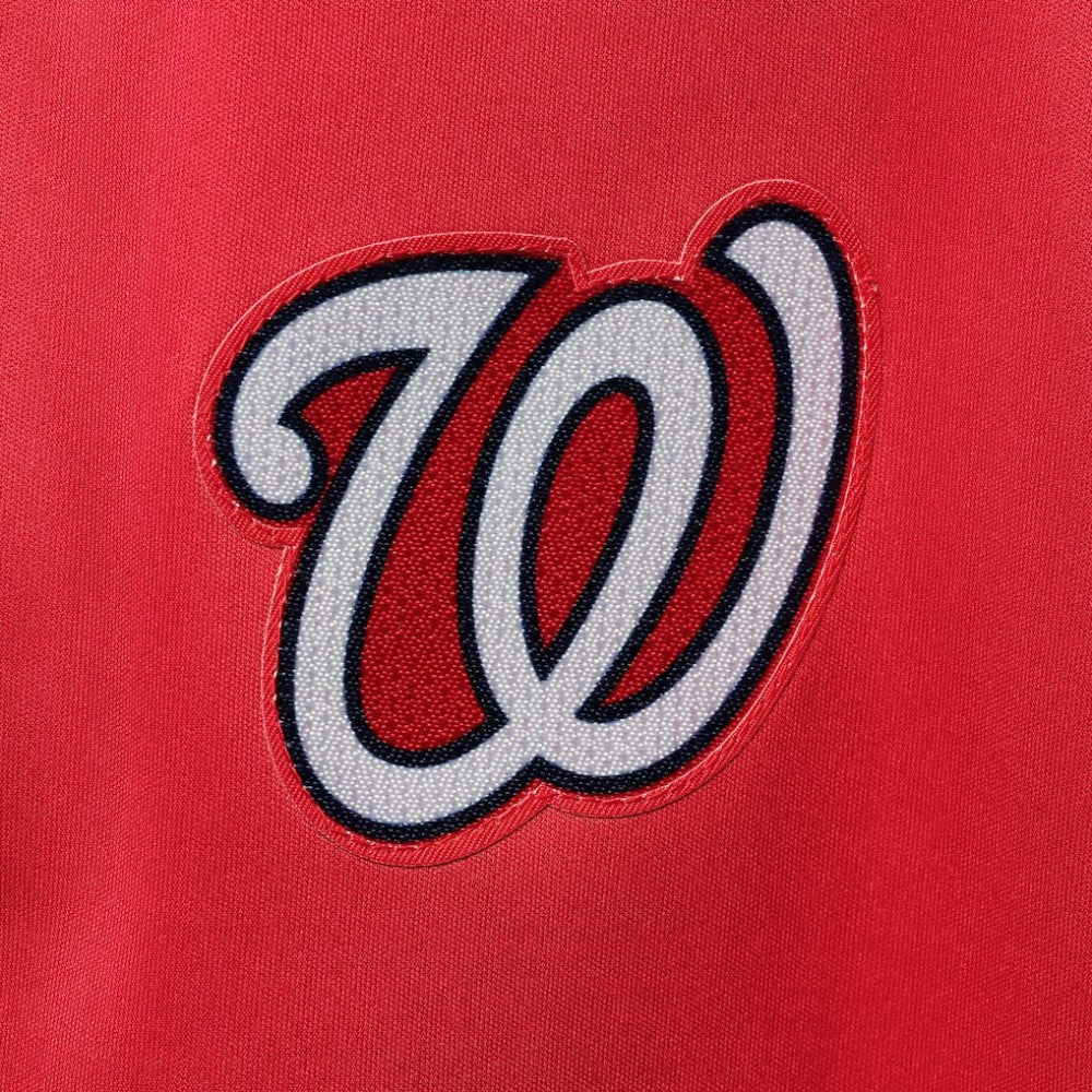 Washington Nationals Women's Plus Size Raglan T-Shirt - Red T-shirts
