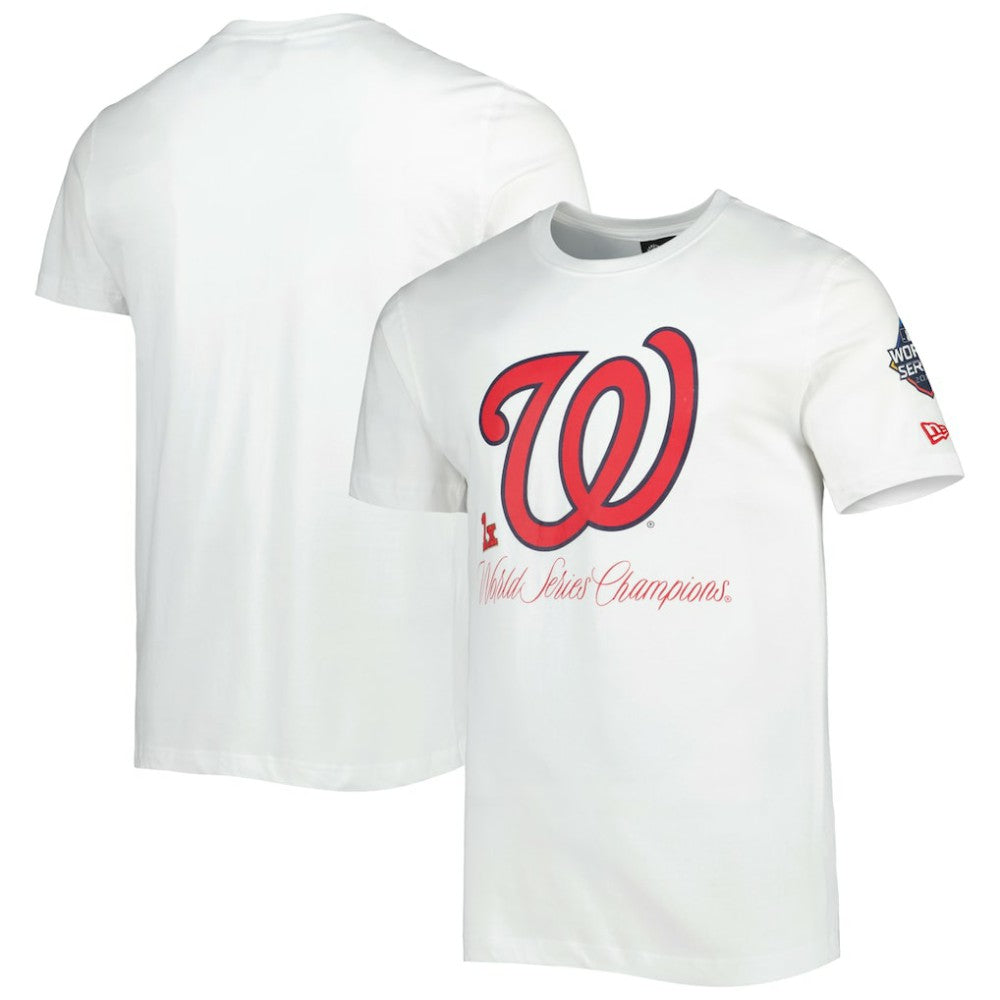Washington Nationals New Era Historical Championship T-Shirt - White T-shirts