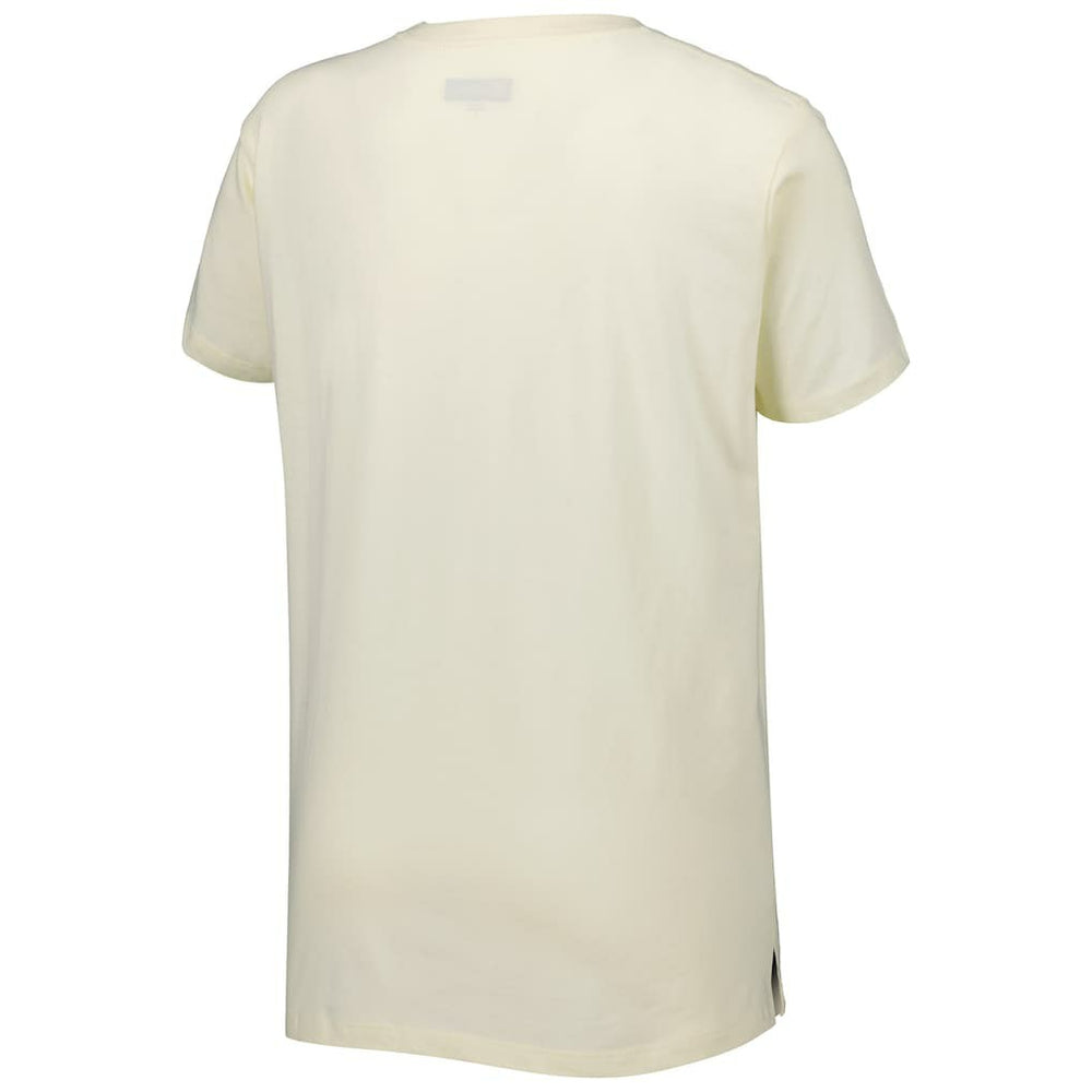 New Orleans Saints New Era Women's Chrome Sideline T-Shirt - Cream T-shirts