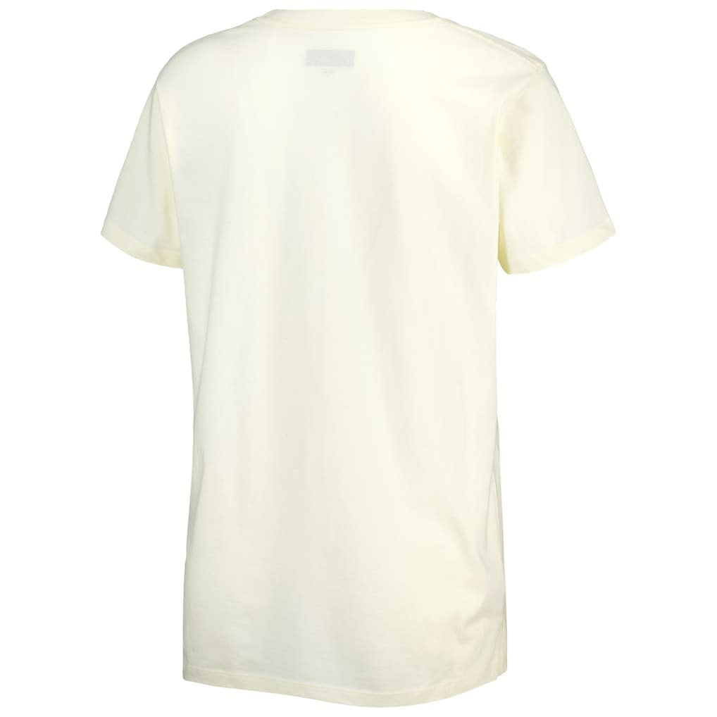 Washington Commanders New Era Women's Chrome Sideline T-Shirt - Cream T-shirts