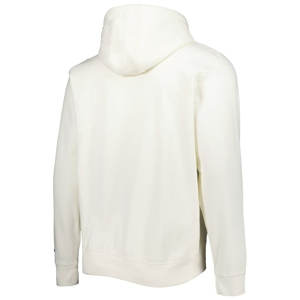 Arizona Cardinals New Era Sideline Chrome Pullover Hoodie - Cream Hoodies