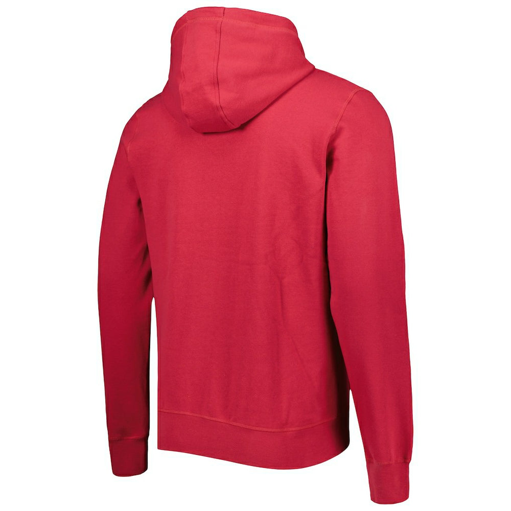 Arizona Cardinals New Era Ink Dye Pullover Hoodie - Cardinal Hoodies