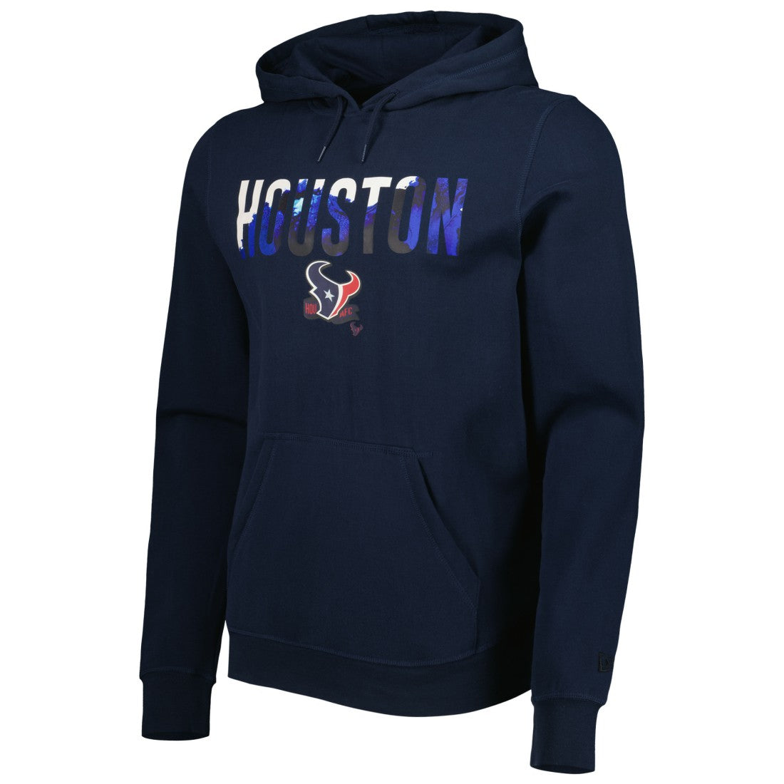 Houston Texans New Era Ink Dye Pullover Hoodie - Navy Hoodies