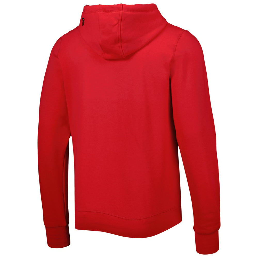 Tampa Bay Buccaneers New Era Ink Dye Pullover Hoodie - Red Hoodies