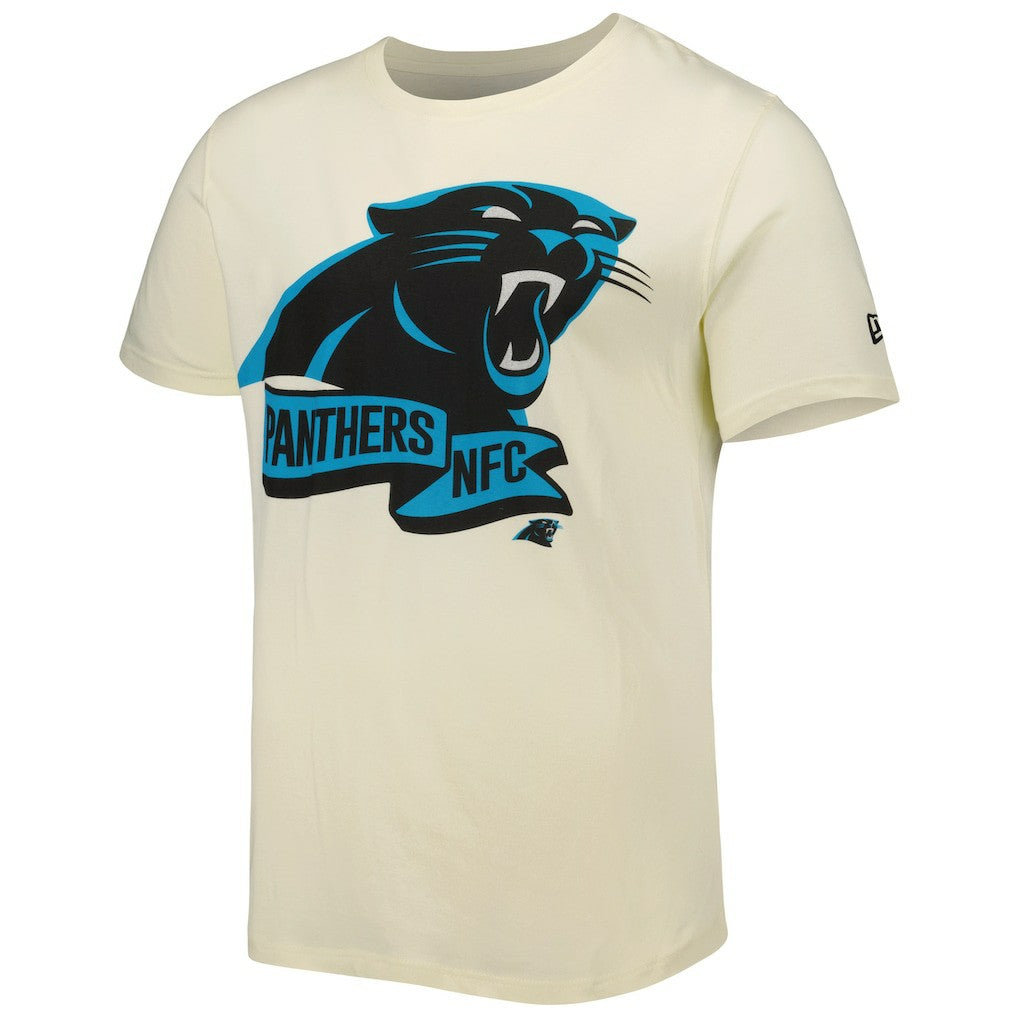 Carolina Panthers New Era Sideline Chrome T-Shirt - Cream T-shirts