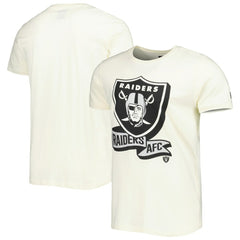 Las Vegas Raiders New Era Sideline Chrome T-Shirt - Cream T-shirts