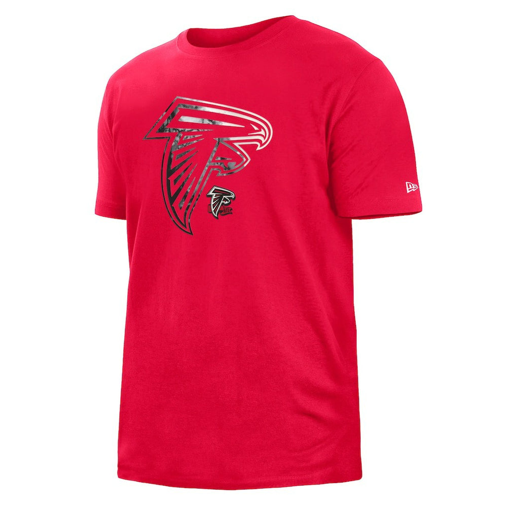 Atlanta Falcons New Era 2022 Sideline Ink Dye T-Shirt - Red T-shirts