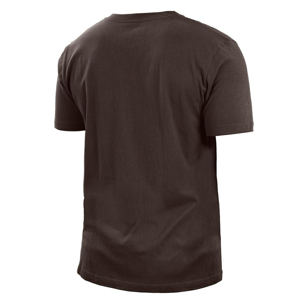 Cleveland Browns New Era 2022 Sideline Ink Dye T-Shirt - Brown T-shirts