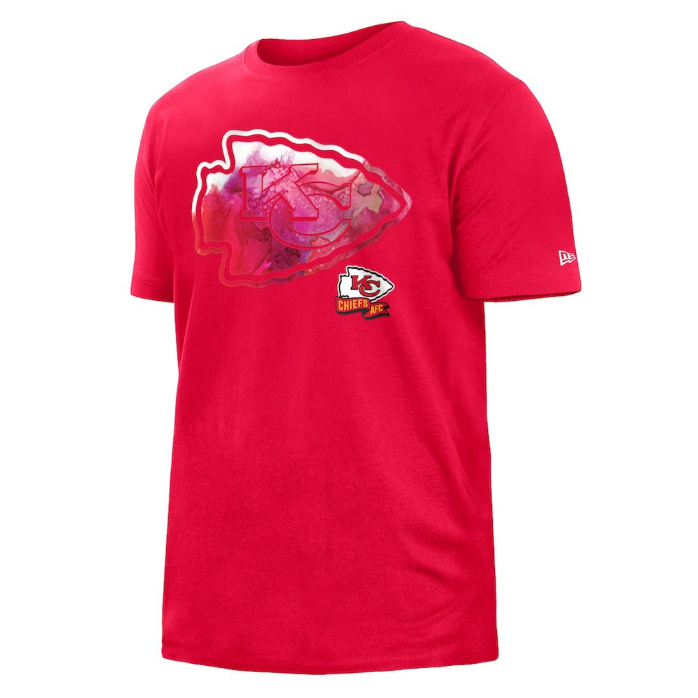 Kansas City Chiefs New Era 2022 Sideline Ink Dye T-Shirt - Red T-shirts