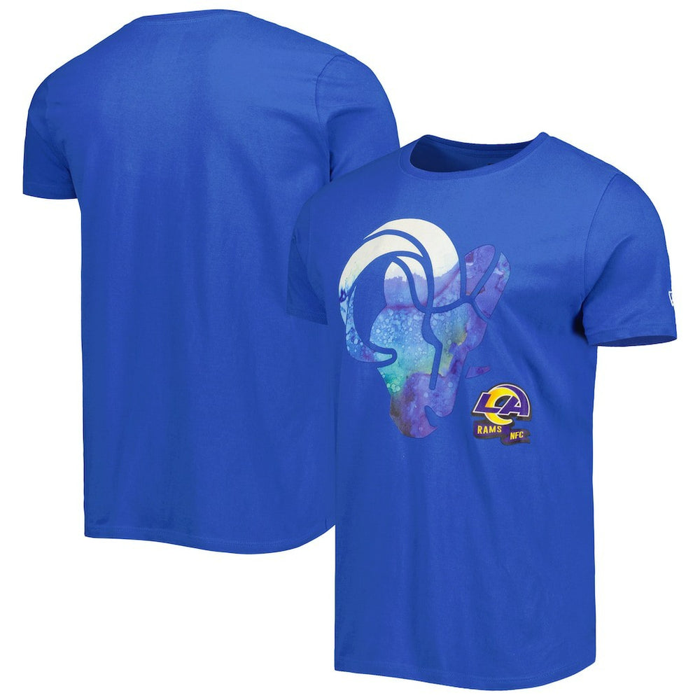 Los Angeles Rams New Era 2022 Sideline Ink Dye T-Shirt - Royal T-shirts