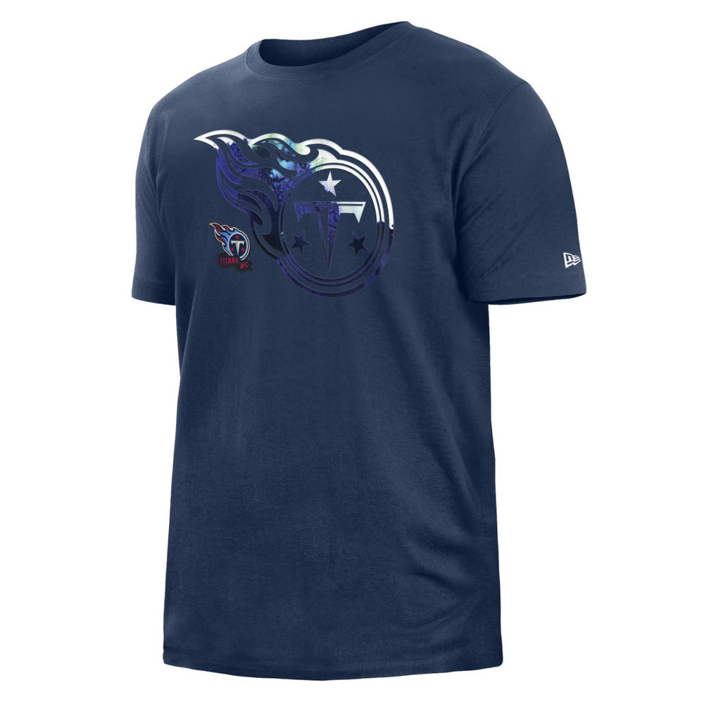 Tennessee Titans New Era 2022 Sideline Ink Dye T-Shirt - Navy T-shirts