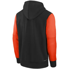 Baltimore Orioles Nike Youth Authentic Collection Performance Pullover Hoodie - Black/Orange Hoodies