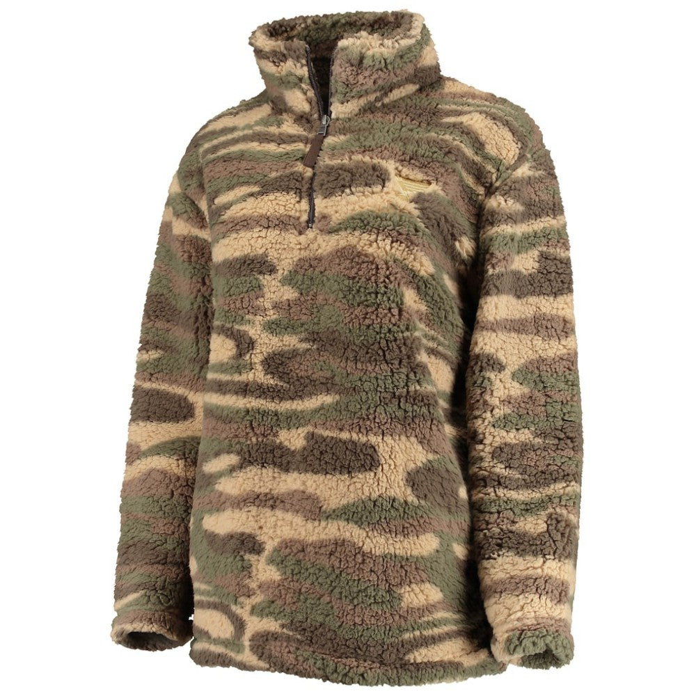 St. Louis Blues G-III Sports by Carl Banks Women's Sherpa Quarter-Zip Jacket - Camo | US 4692603