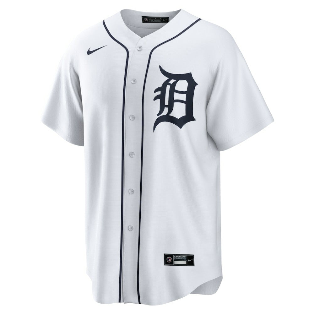 Javier Baez Detroit Tigers Nike Home Replica Player Jersey - White Jerseys