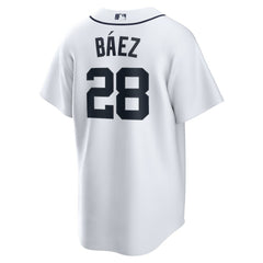 Javier Baez Detroit Tigers Nike Home Replica Player Jersey - White Jerseys